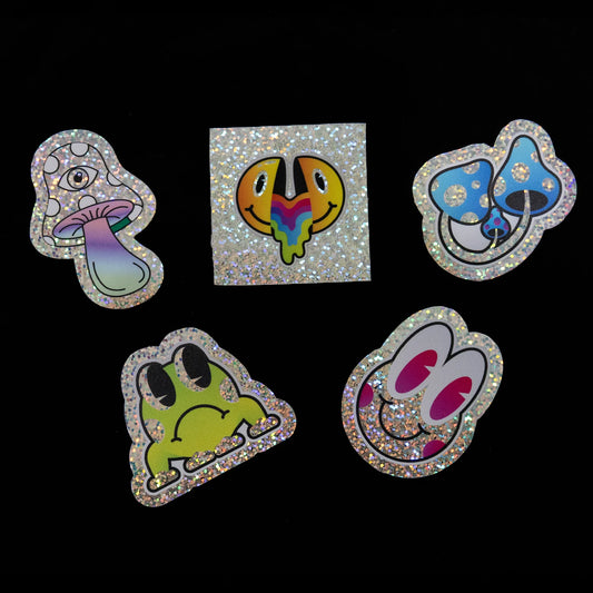 Stickers - Glitter Die Cut
